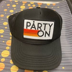 PARTY ON TRUCKER HAT